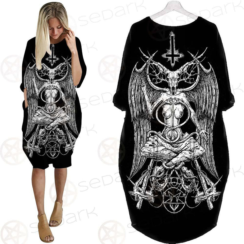 The Sabbatic Goat SED-0620 Batwing Pocket Dress
