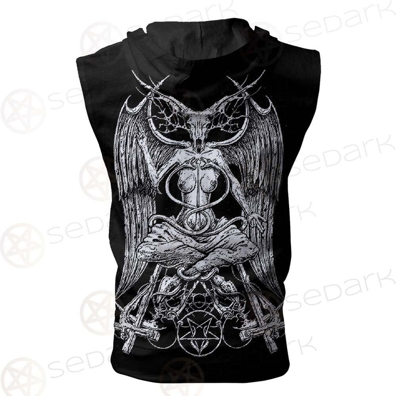 The Sabbatic Goat SED-0620 Zip Sleeveless Hoodie