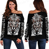 Viking Wolf SED-0621 Off Shoulder Sweaters