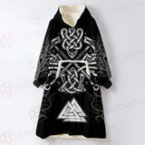 Celtic Axes SED-0622 Oversized Sherpa Blanket Hoodie