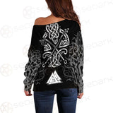 Celtic Axes SED-0622 Off Shoulder Sweaters