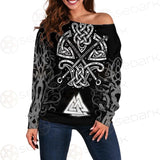 Celtic Axes SED-0622 Off Shoulder Sweaters