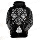 Celtic Axes SED-0622 Hoodie & Zip Hoodie Raglan