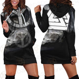 Warrior Viking Runes SED-0623 Hoodie Dress