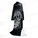 Warrior Viking Runes SED-0623 Sleeved Blanket