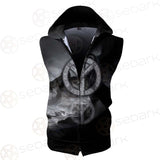 Warrior Viking Runes SED-0623 Zip Sleeveless Hoodie