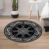 Nordic Viking Symbol SED-0626 Round Carpet