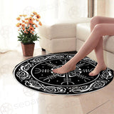 Nordic Viking Symbol SED-0626 Round Carpet