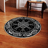 Nordic Viking Symbol SED-0626 Round Carpet