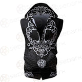 Viking Runes Strength SED-0628 Zip Sleeveless Hoodie