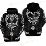 Viking Runes Strength SED-0628 Hoodie & Zip Hoodie Raglan