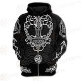 Viking Runes Strength SED-0628 Hoodie & Zip Hoodie Raglan