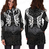 Nordic Wolf Fenrir Viking SED-0629 Hoodie Dress