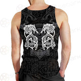 Nordic Wolf Fenrir Viking SED-0629 Men Tank-tops