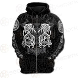 Nordic Wolf Fenrir Viking SED-0629 Hoodie & Zip Hoodie Raglan