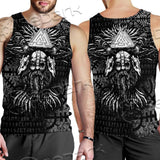 Nordic Norse Mythology Symbols SED-0631 Men Tank-tops