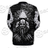 Nordic Norse Mythology Symbols SED-0631 Button Jacket