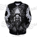 Nordic Norse Mythology Symbols SED-0631 Button Jacket