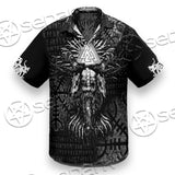 Nordic Norse Mythology Symbols SED-0631 Shirt Allover