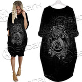 Viking Wolf SED-0632 Batwing Pocket Dress