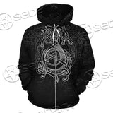 Viking Wolf SED-0632 Hoodie & Zip Hoodie