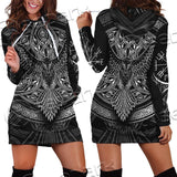 Viking Eagle Pattern SED-0633 Hoodie Dress