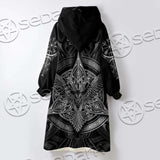 Viking Eagle Pattern SED-0633 Oversized Sherpa Blanket Hoodie