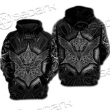 Viking Eagle Pattern SED-0633 Hoodie & Zip Hoodie Raglan