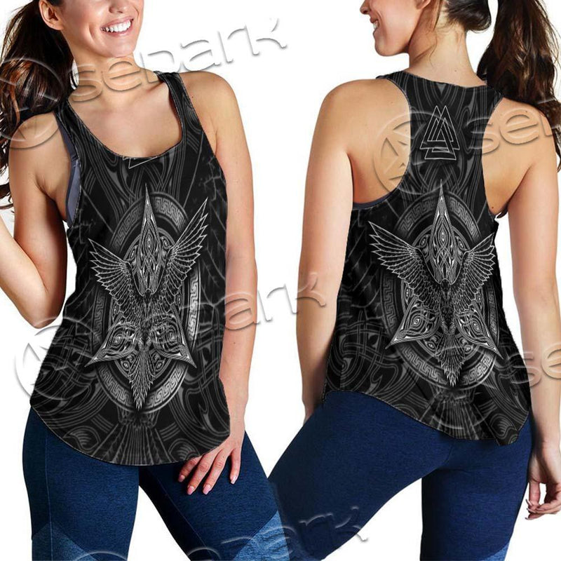 Viking Eagle Pattern SED-0633 Women Tank Top