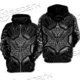 Viking Eagle Pattern SED-0633 Hoodie & Zip Hoodie Raglan