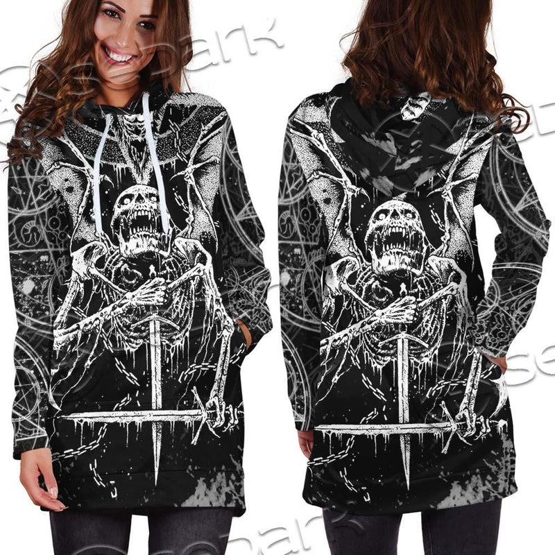 Satanic Art SED-0634 Hoodie Dress