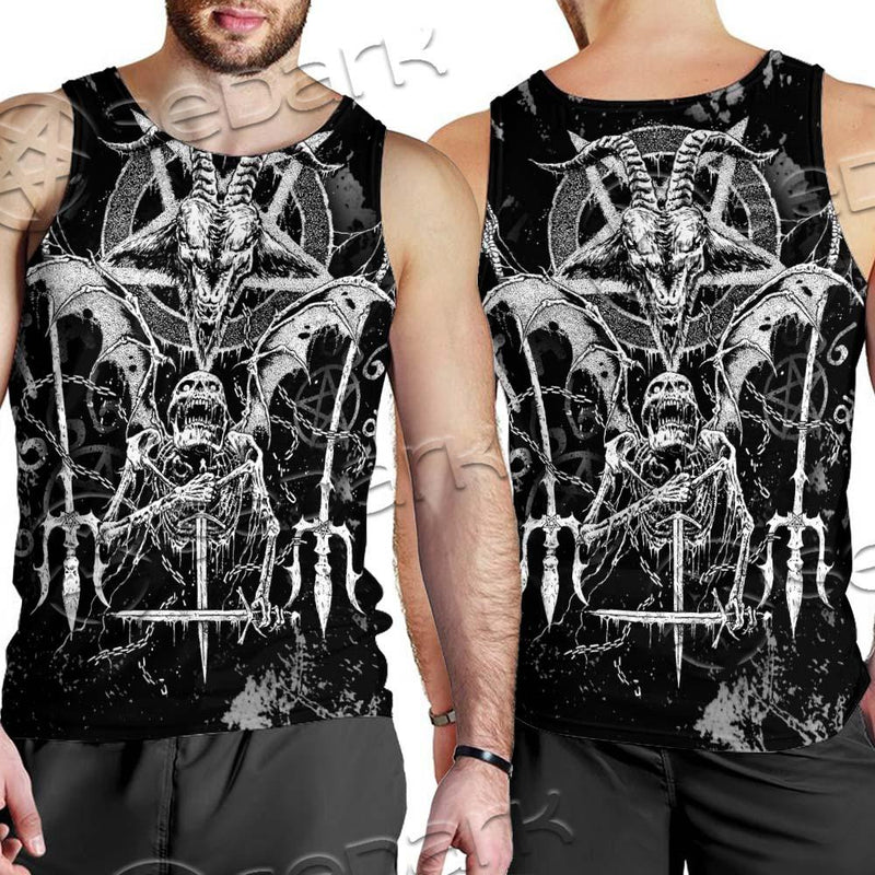 Satanic Art SED-0634 Men Tank-tops