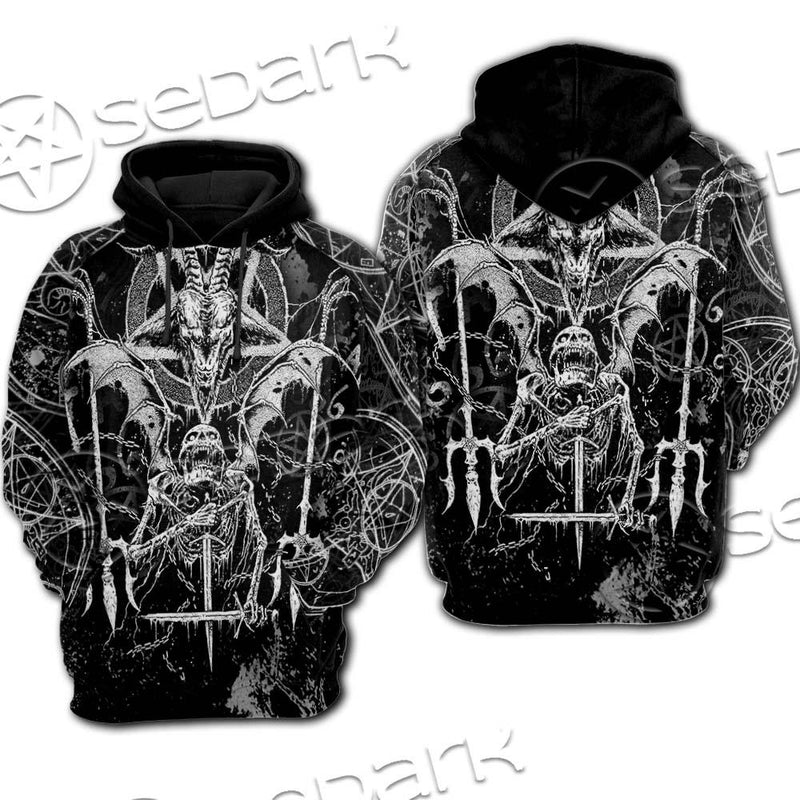 Satanic Art SED-0634 Hoodie & Zip Hoodie Raglan