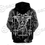 Satanic Art SED-0634 Hoodie & Zip Hoodie Raglan