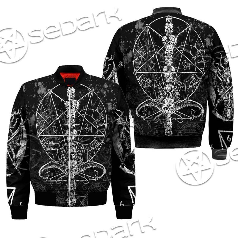Sigil Of Baphomet And Skull SED-0635 Jacket