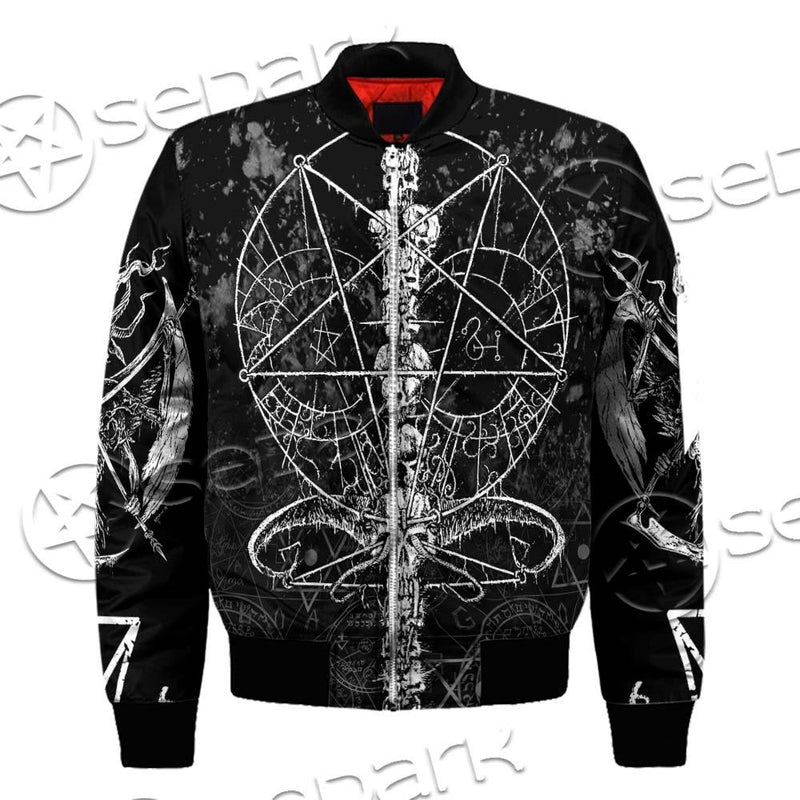 Sigil Of Baphomet And Skull SED-0635 Jacket