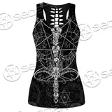 Sigil Of Baphomet And Skull SED-0635 Women Tank Top