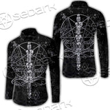 Sigil Of Baphomet And Skull SED-0635 Shirt Allover
