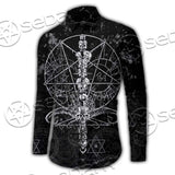 Sigil Of Baphomet And Skull SED-0635 Shirt Allover