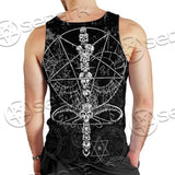 Sigil Of Baphomet And Skull SED-0635 Men Tank-tops