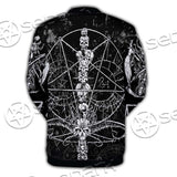 Sigil Of Baphomet And Skull SED-0635 Button Jacket