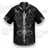 Sigil Of Baphomet And Skull SED-0635 Shirt Allover