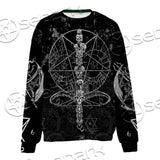 Sigil Of Baphomet And Skull SED-0635 Unisex Sweatshirt