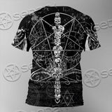 Sigil Of Baphomet And Skull SED-0635 Unisex T-shirt