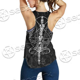 Sigil Of Baphomet And Skull SED-0635 Women Tank Top