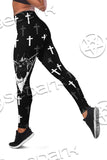 Baphomet Cross SED-0641 Leggings Allover Print