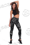 Satan Inverted Cross SED-0642 Leggings Allover Print