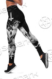 Baphomet Shadow Inverted Cross SED-0643 Leggings Allover Print