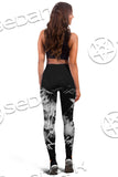 Baphomet Shadow Inverted Cross SED-0643 Leggings Allover Print