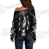 Satan The Wish Of Enmity SED-0647 Off Shoulder Sweaters